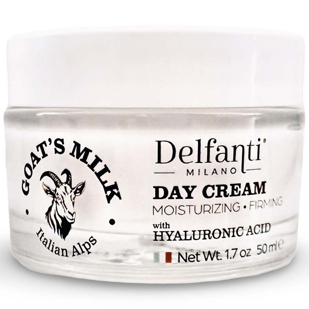 Delfanti Milano Goat’s Milk Moisturizing & Firming Day Cream with Hyaluronic Aci
